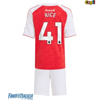 Arsenal Declan Rice #41 Echipament de Fotbal Replică 2025-26 Copii Acasa (+ Șorturi)